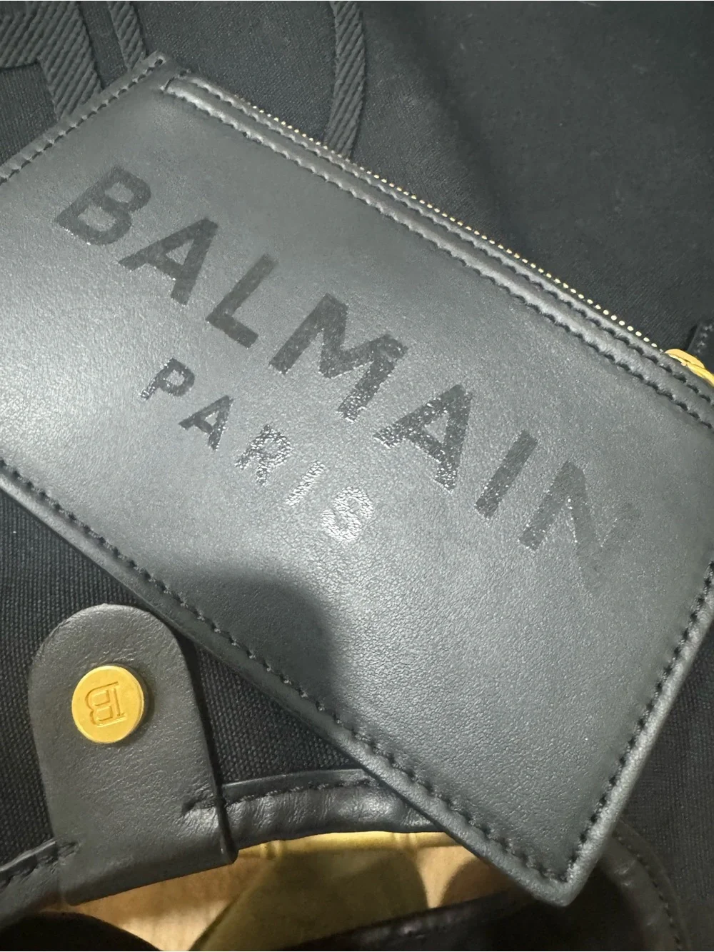Balmain black shoulder